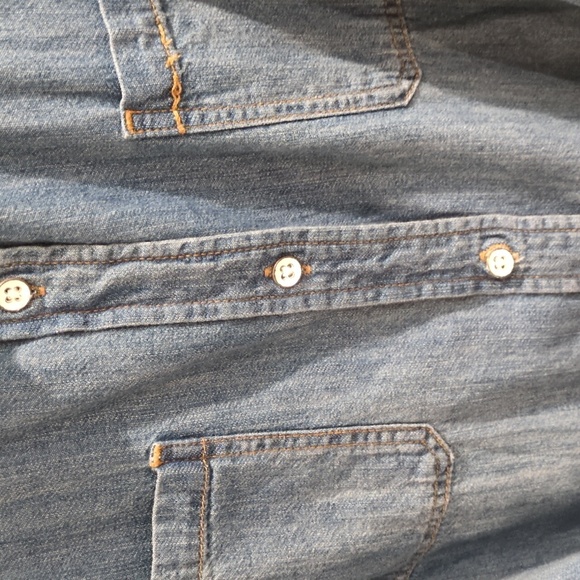 NWOT Universal Thread Denim Long Sleeve Shirt dress Size Medium - Picture 3 of 5